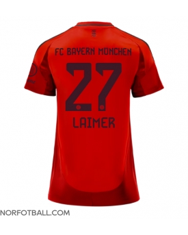 Billige Fotballdrakt Bayern Munich Konrad Laimer #27 Replika Hjemmedrakt Dame 2024-25 Kortermet